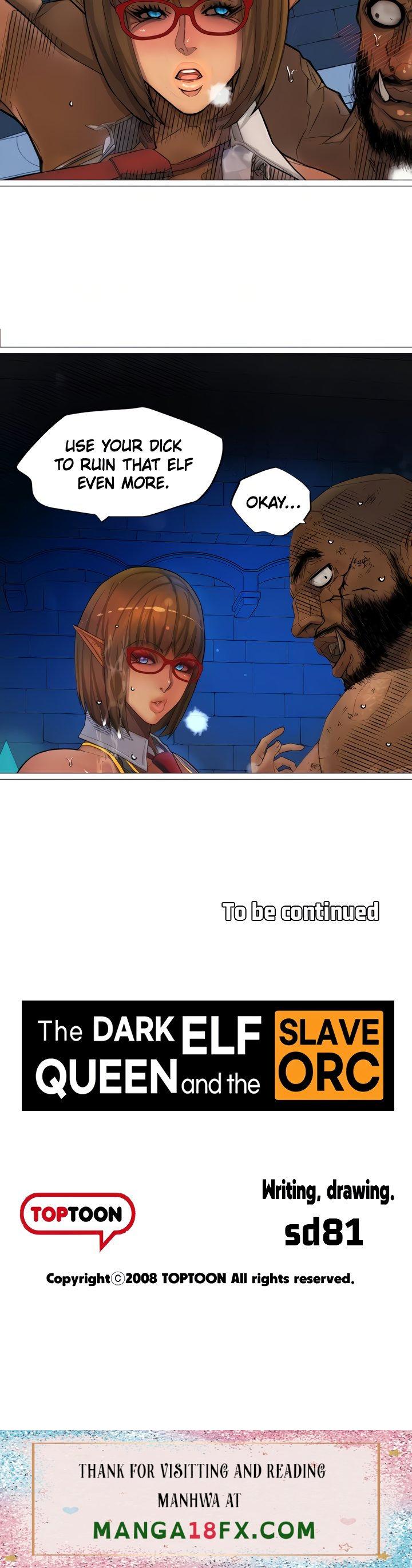 The DARK ELF QUEEN and the SLAVE ORC - Chapter 26 [photo 34] - MangaPorn