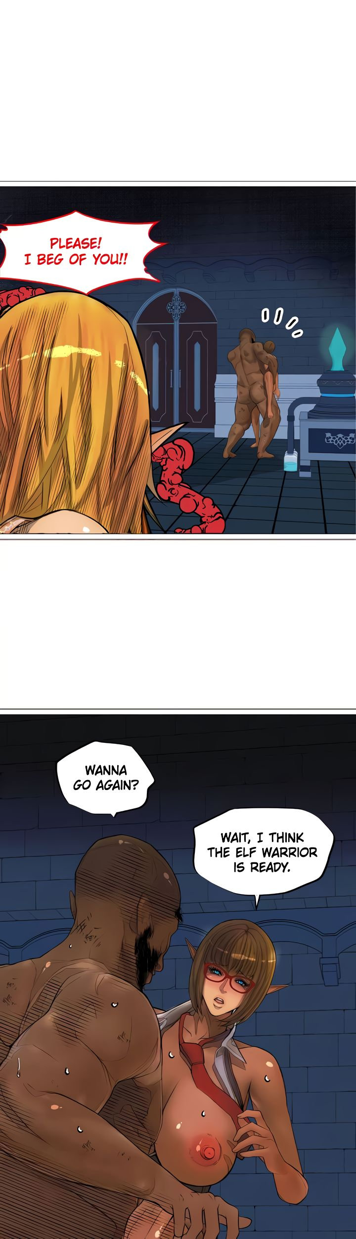 The DARK ELF QUEEN and the SLAVE ORC - Chapter 27 [photo 1] - MangaPorn