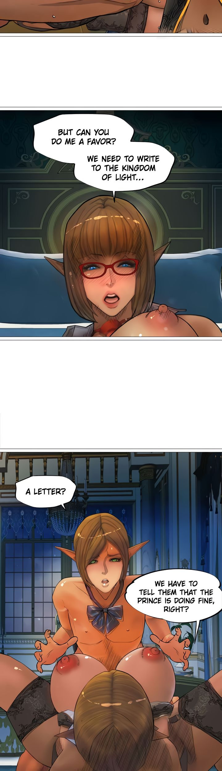 The DARK ELF QUEEN and the SLAVE ORC - Chapter 28 [photo 25] - MangaPorn