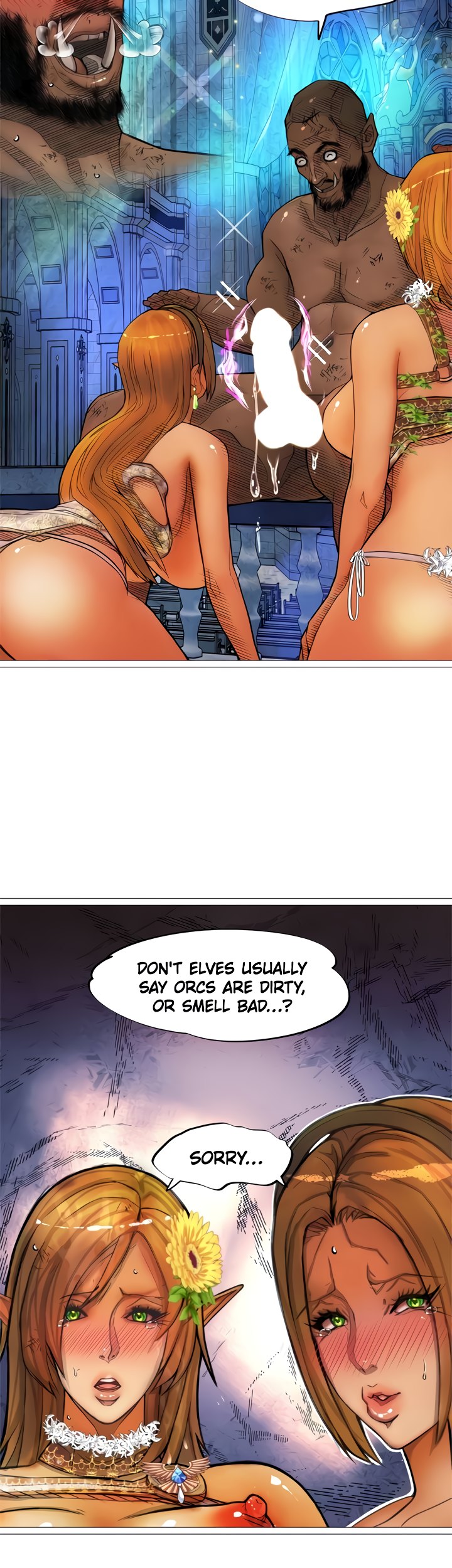 The DARK ELF QUEEN and the SLAVE ORC - Chapter 30 [photo 18] - MangaPorn