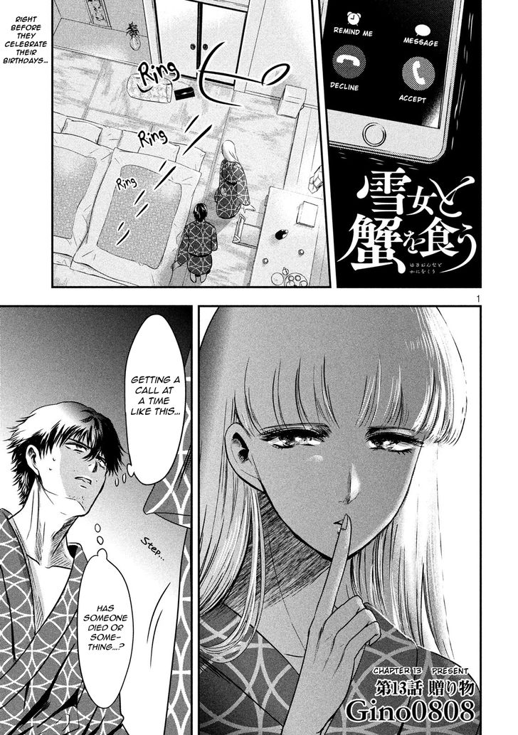 Yukionna to Kani wo Kuu - Chapter 13 [photo 1] - MangaPorn