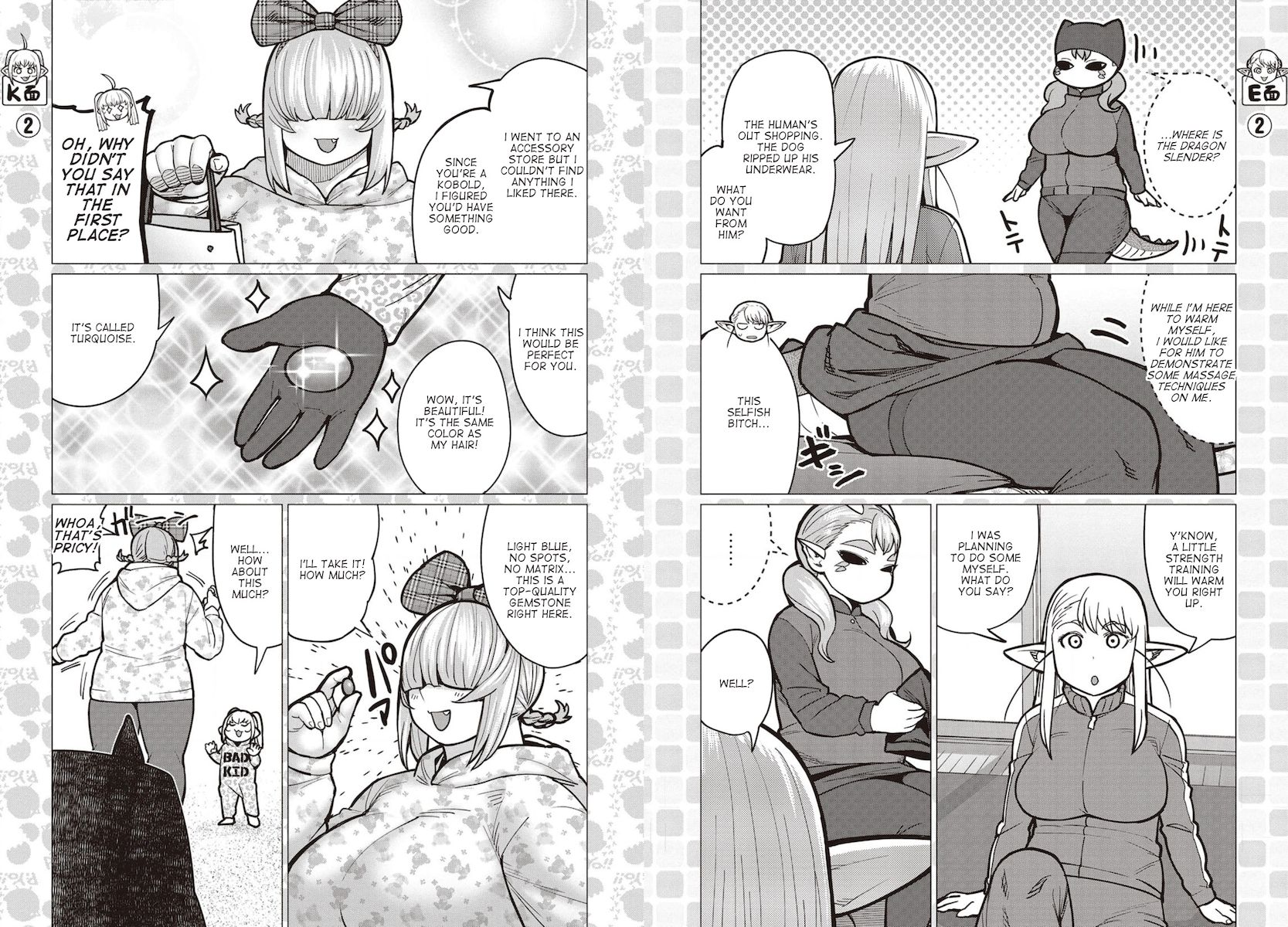 Elf-San Wa Yaserarenai. - Chapter 35 [photo 3] - MangaPorn
