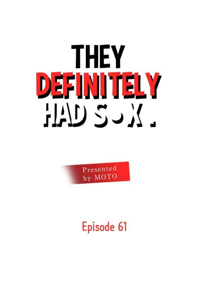 They Definitely Had Sex - Chapter 61 [photo 1] - MangaPorn