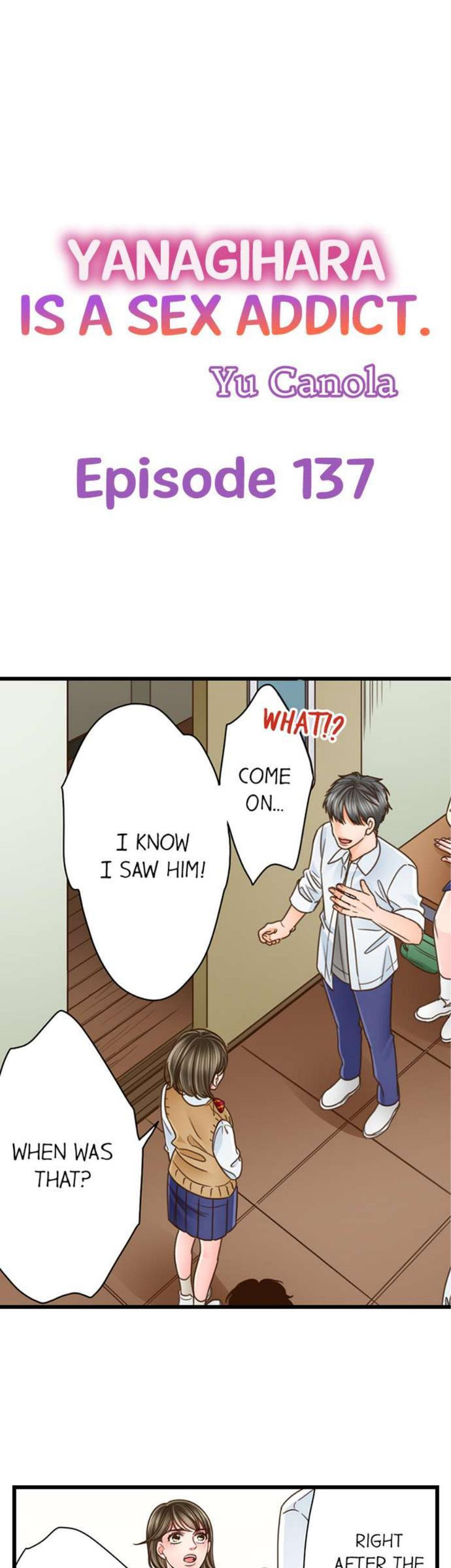 Yanagihara Is a Sex Addict - Chapter 137 [photo 1] - MangaPorn