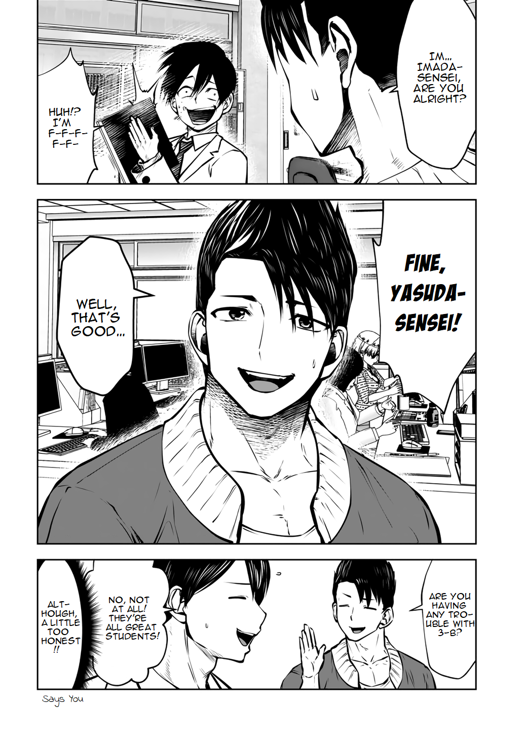 Black Gakkou ni Tsutometeshimatta Sensei - Chapter 18.1 [photo 6] - MangaPorn