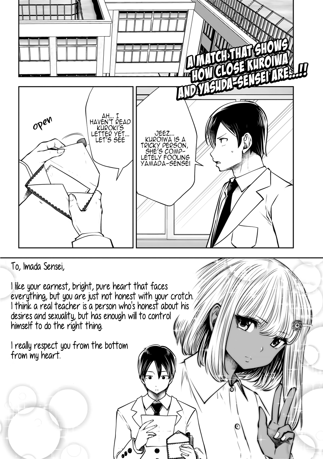 Black Gakkou ni Tsutometeshimatta Sensei - Chapter 19.1 [photo 1] - MangaPorn