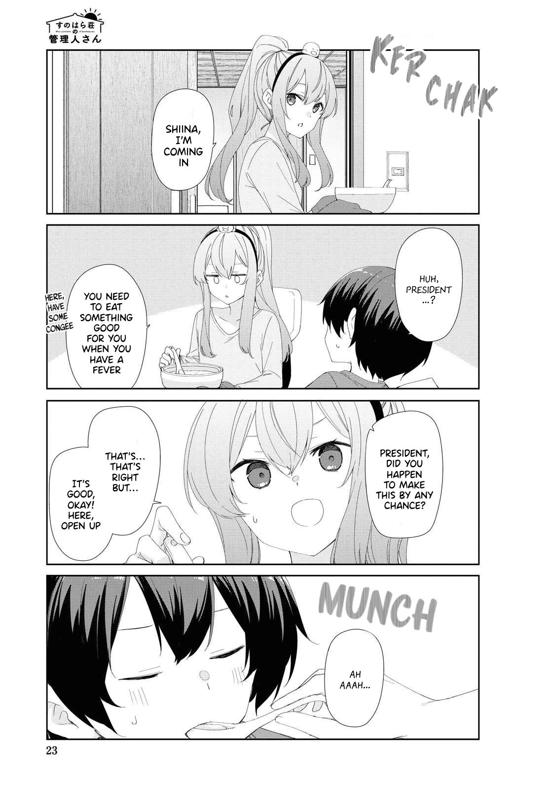 Sunoharasou no Kanrinin-san - Chapter 74 [photo 4] - MangaPorn