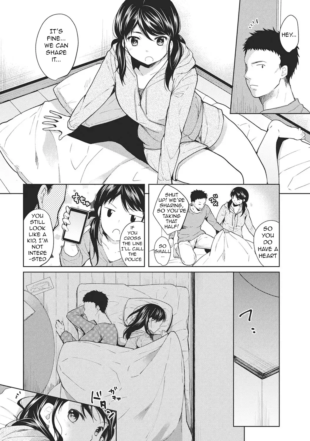 1LDK+JK Ikinari Doukyo? Micchaku!? Hatsu Ecchi!!? - Chapter 1 [photo 7] - MangaPorn