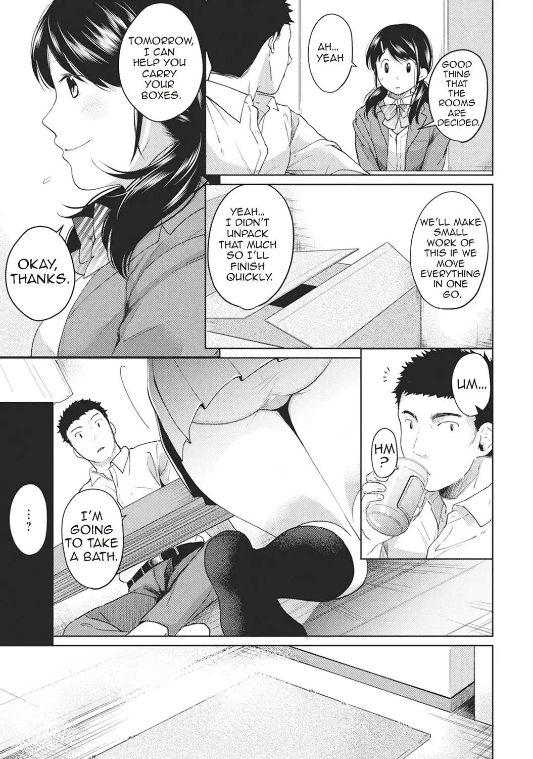 1LDK+JK Ikinari Doukyo? Micchaku!? Hatsu Ecchi!!? - Chapter 4 [photo 6] - MangaPorn