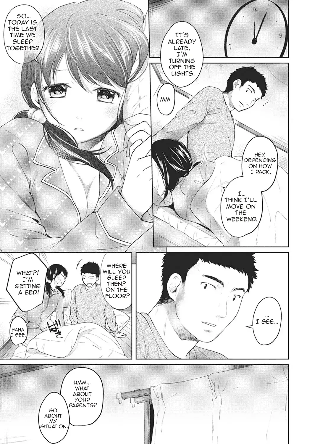 1LDK+JK Ikinari Doukyo? Micchaku!? Hatsu Ecchi!!? - Chapter 4 [photo 8] - MangaPorn