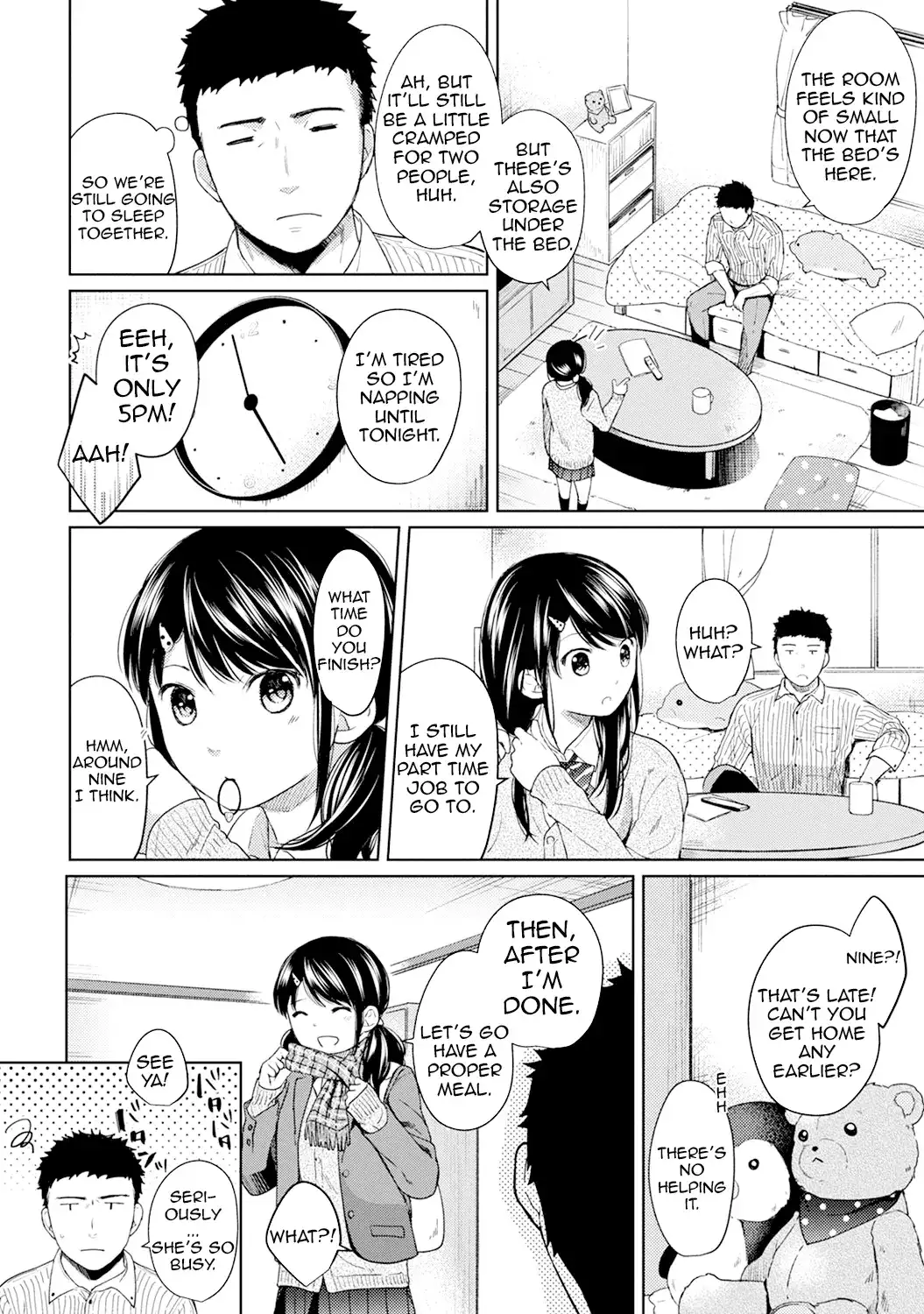 1LDK+JK Ikinari Doukyo? Micchaku!? Hatsu Ecchi!!? - Chapter 6 [photo 3] - MangaPorn
