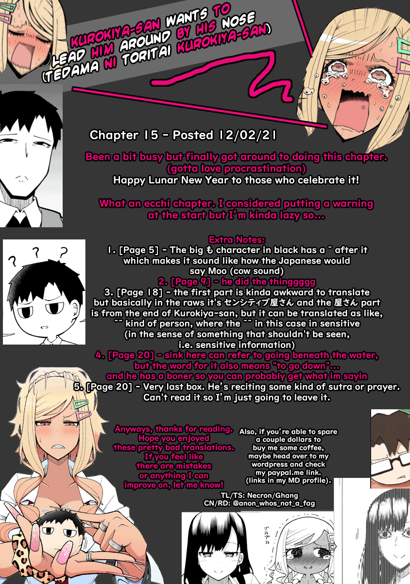 Tedama ni Toritai Kurokiya-san - Chapter 15 [photo 22] - MangaPorn