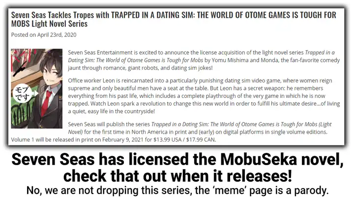 Otome Game Sekai wa Mob ni Kibishii Sekai desu - Chapter 20 [photo 17] - MangaPorn