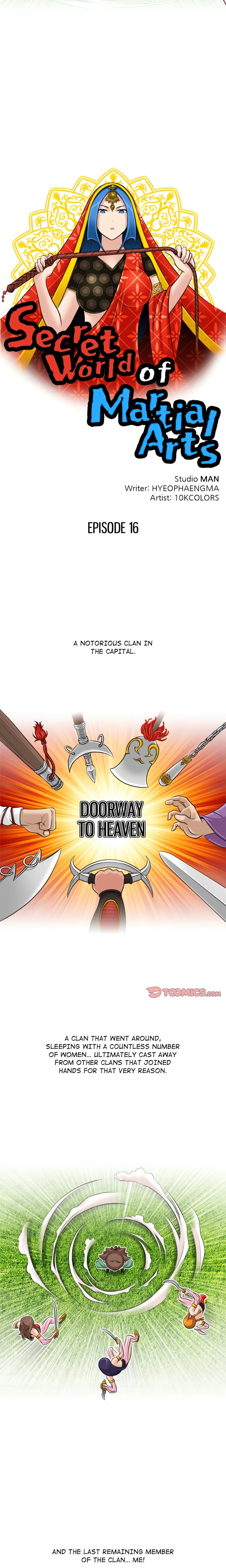 Secret World of Martial Arts - Chapter 16 [photo 3] - MangaPorn