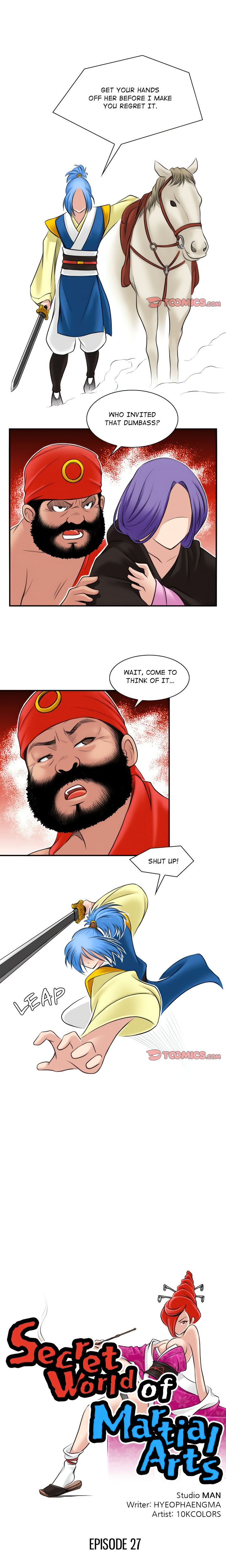 Secret World of Martial Arts - Chapter 27 [photo 1] - MangaPorn