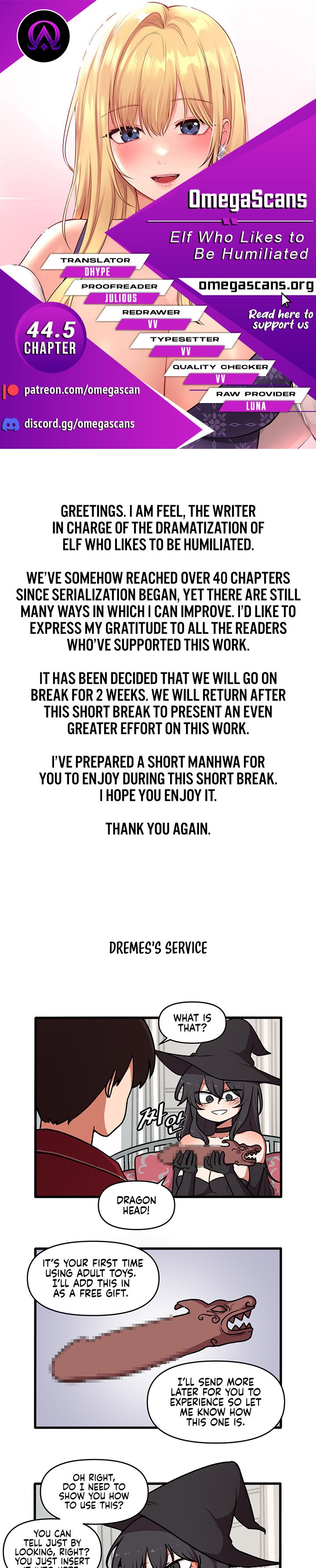 Elf Who Likes To Be Humiliated - Chapter 44.5 [photo 1] - MangaPorn