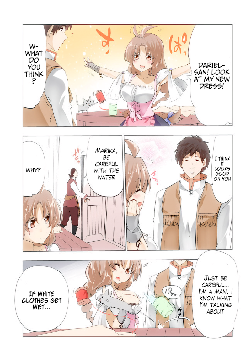 Kaiko sareta Ankoku Heishi (30-dai) no Slow na Second Life - Chapter 3.5 [photo 1] - MangaPorn