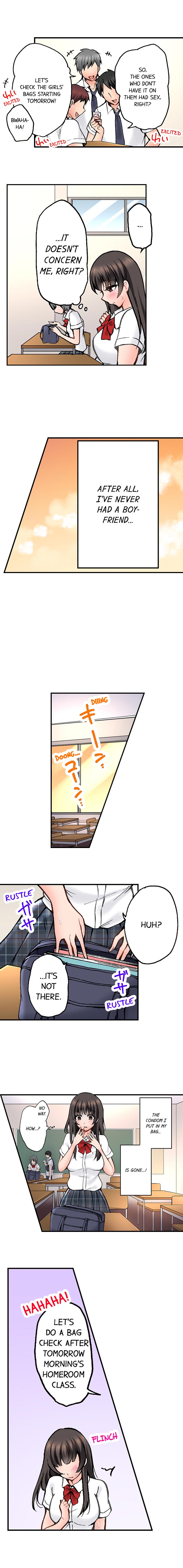 You Stole Condoms, so I Can Steal Your Virginity, Right? - Chapter 1 [photo 3] - MangaPorn