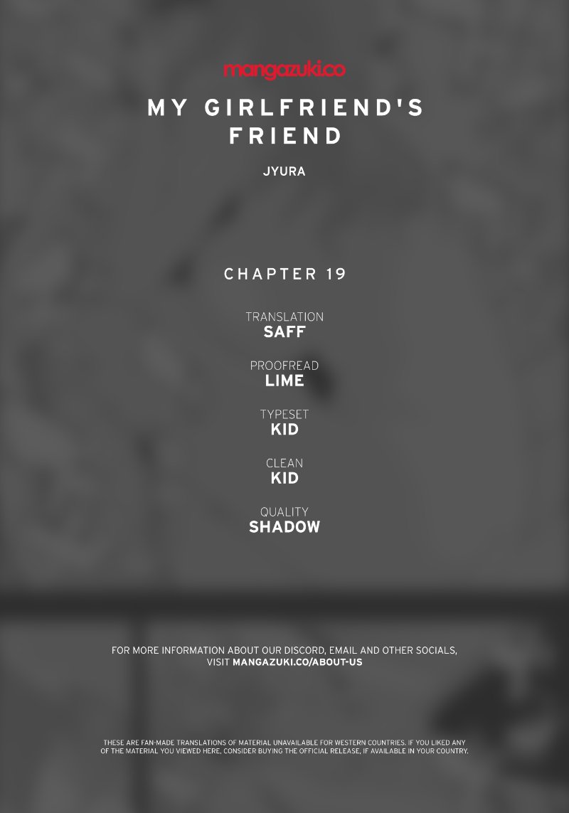 My Girlfriend’s Friend - Chapter 19 [photo 1] - MangaPorn