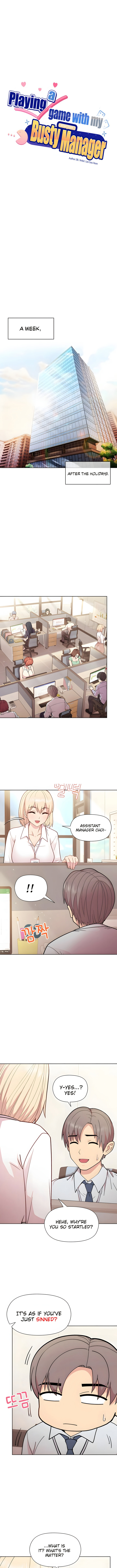 Playing a game with my Busty Manager - Chapter 8 [photo 2] - MangaPorn