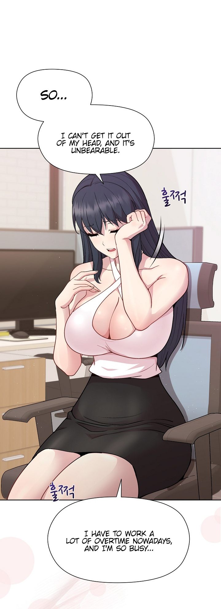 Playing a game with my Busty Manager - Chapter 36 [photo 4] - MangaPorn