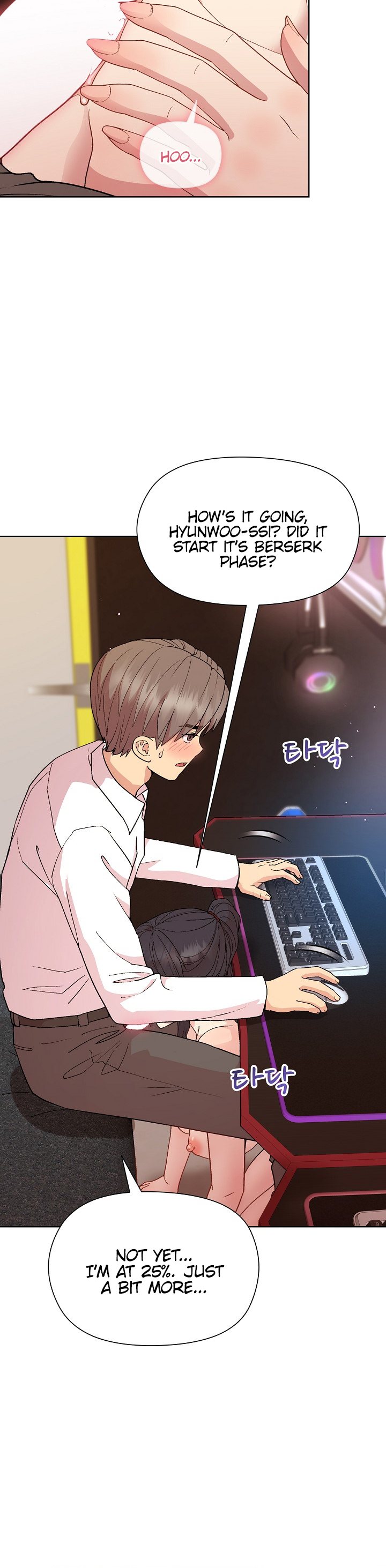 Playing a game with my Busty Manager - Chapter 49 [photo 2] - MangaPorn