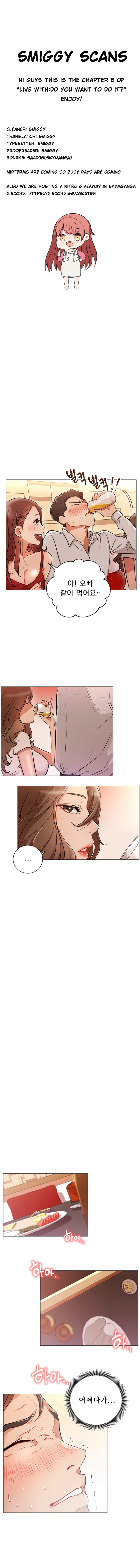 Live With : Do You Want To Do It? - Chapter 5 [photo 1] - MangaPorn