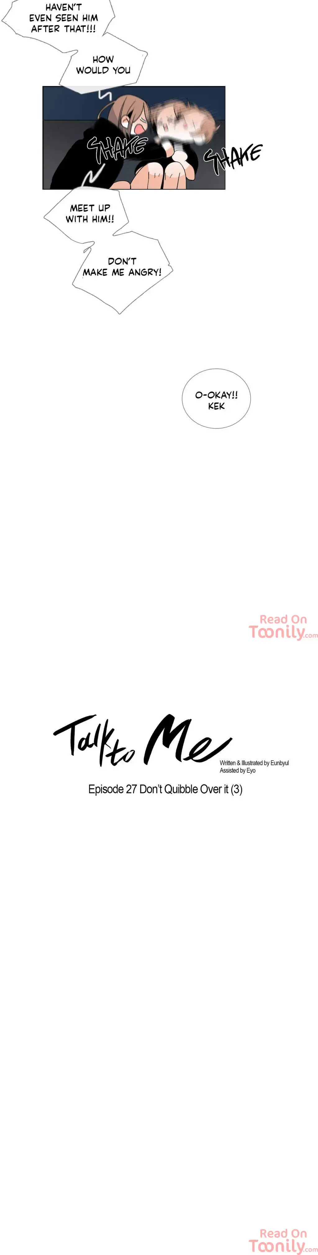 Talk to Me - Chapter 27 [photo 5] - MangaPorn