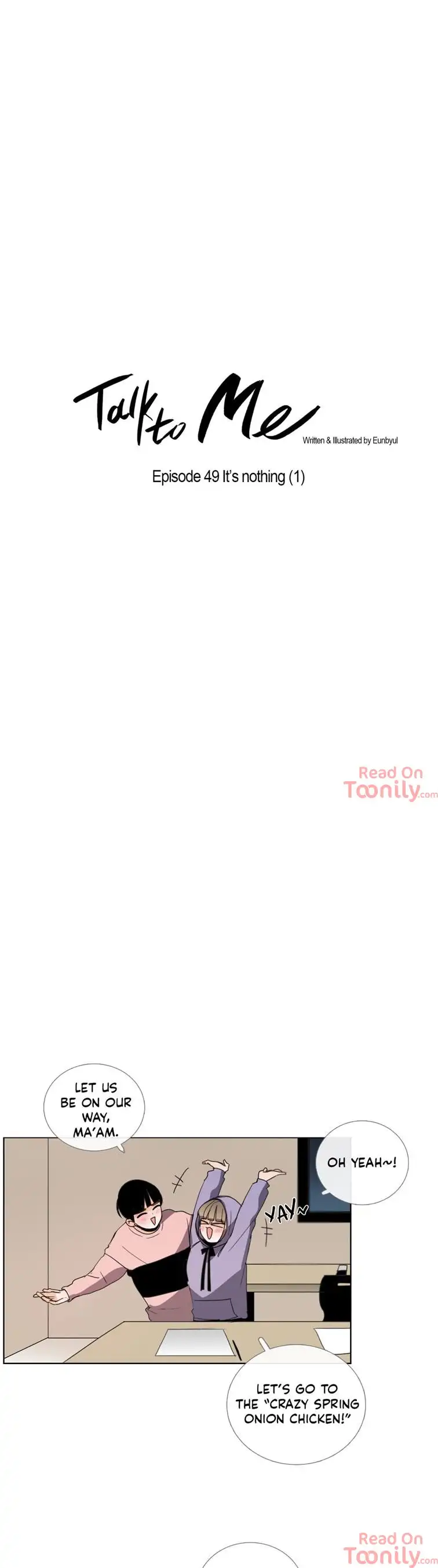 Talk to Me - Chapter 49 [photo 6] - MangaPorn