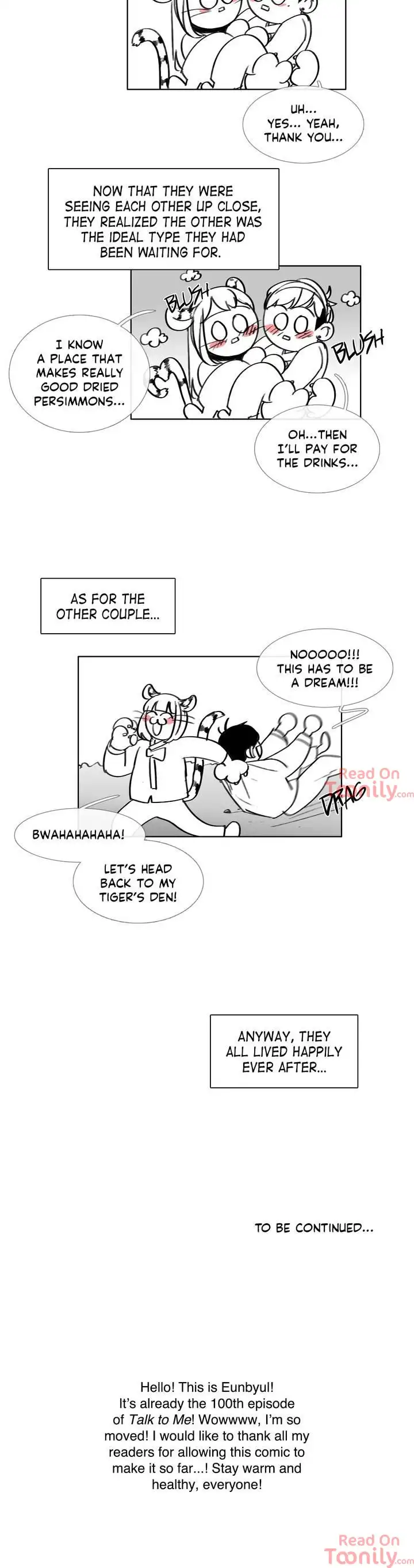 Talk to Me - Chapter 100 [photo 8] - MangaPorn