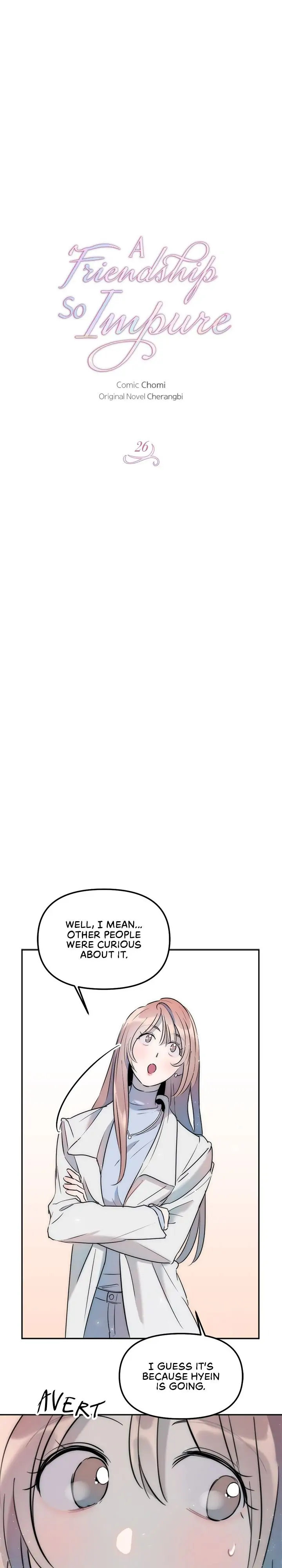 A Friendship So Impure - Chapter 26 [photo 5] - MangaPorn