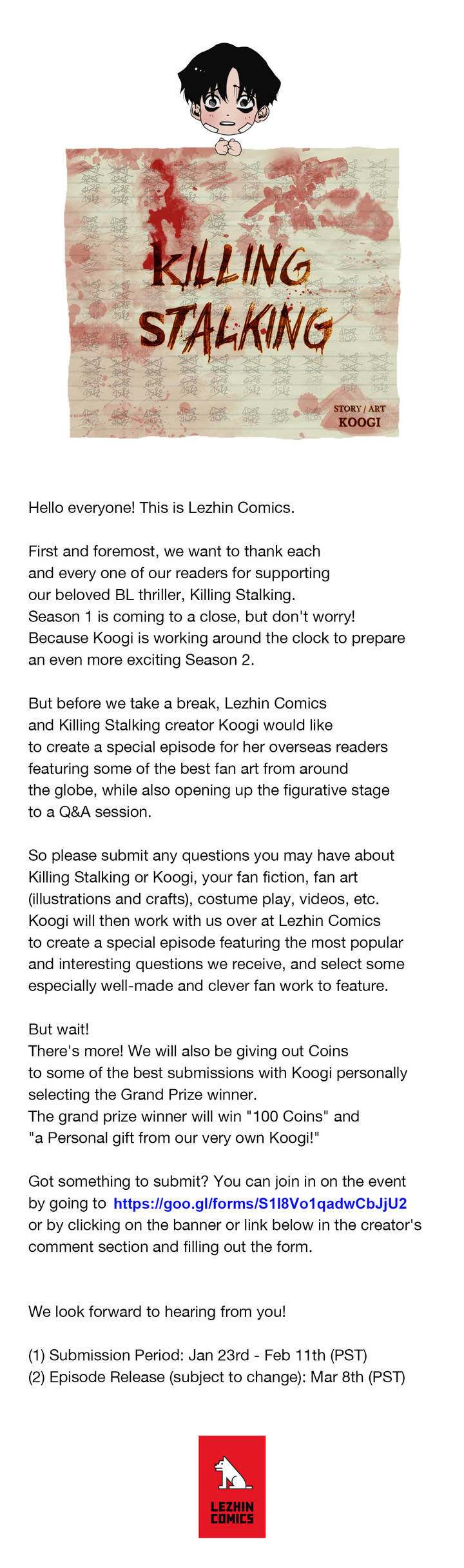 Killing Stalking - Chapter 16 [photo 1] - MangaPorn