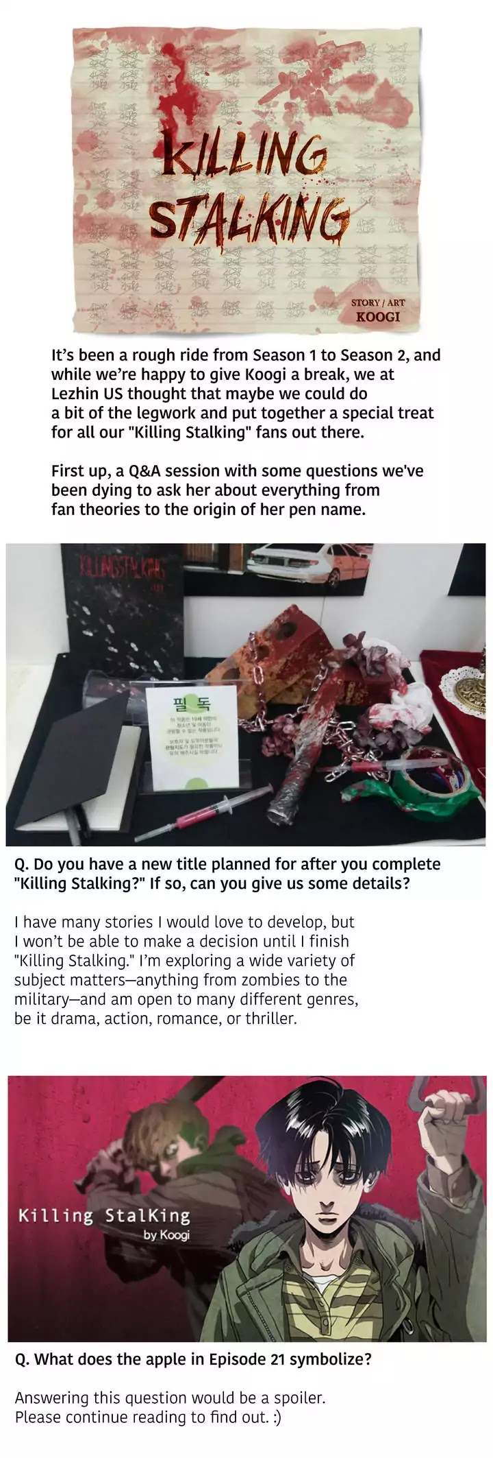 Killing Stalking - Chapter 35.5 [photo 1] - MangaPorn