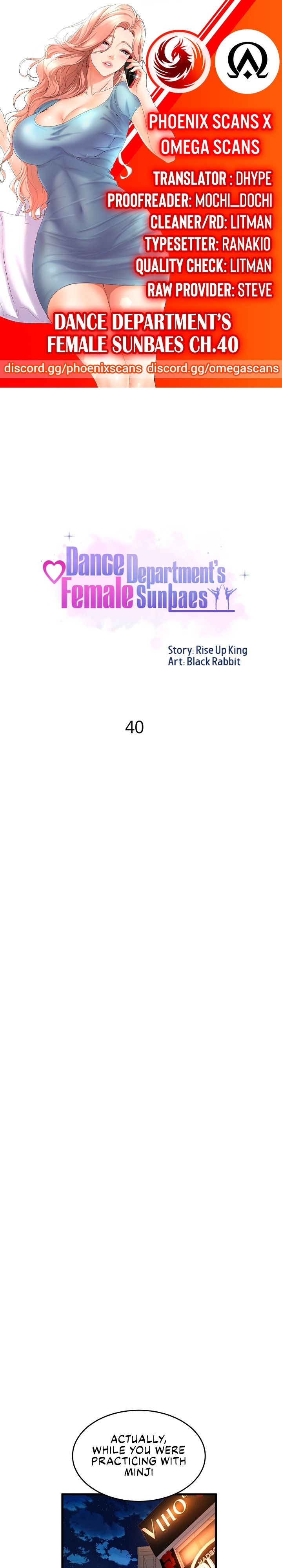 Dance Department’s Female Sunbaes - Chapter 40 [photo 1] - MangaPorn