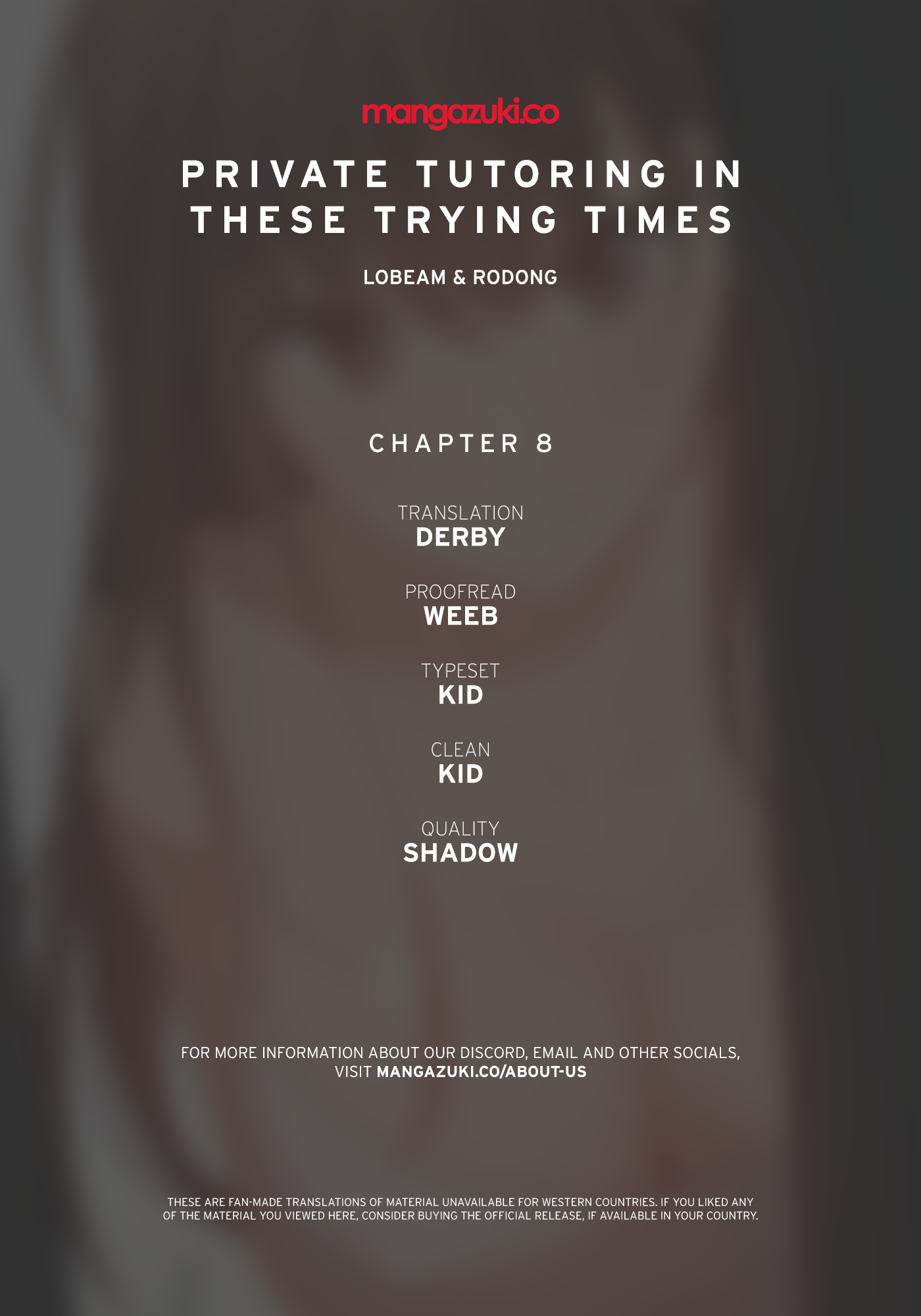 Private Tutoring in These Trying Times - Chapter 8 [photo 1] - MangaPorn