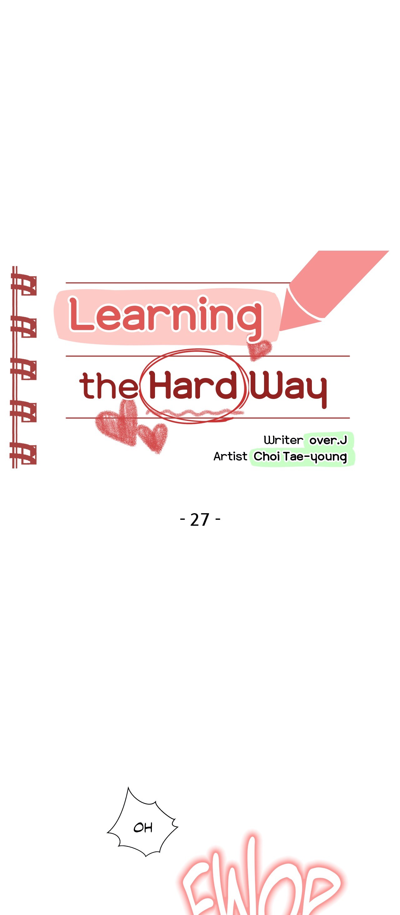 Learning The Hard Way - Chapter 27 [photo 1] - MangaPorn