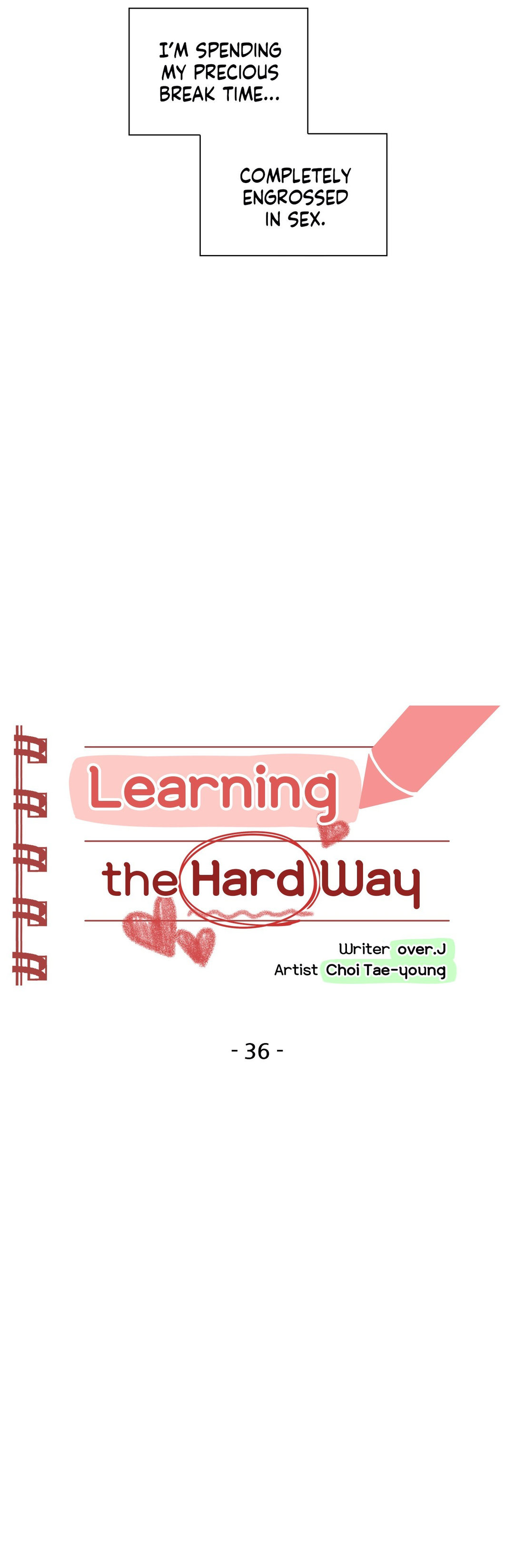 Learning The Hard Way - Chapter 36 [photo 9] - MangaPorn