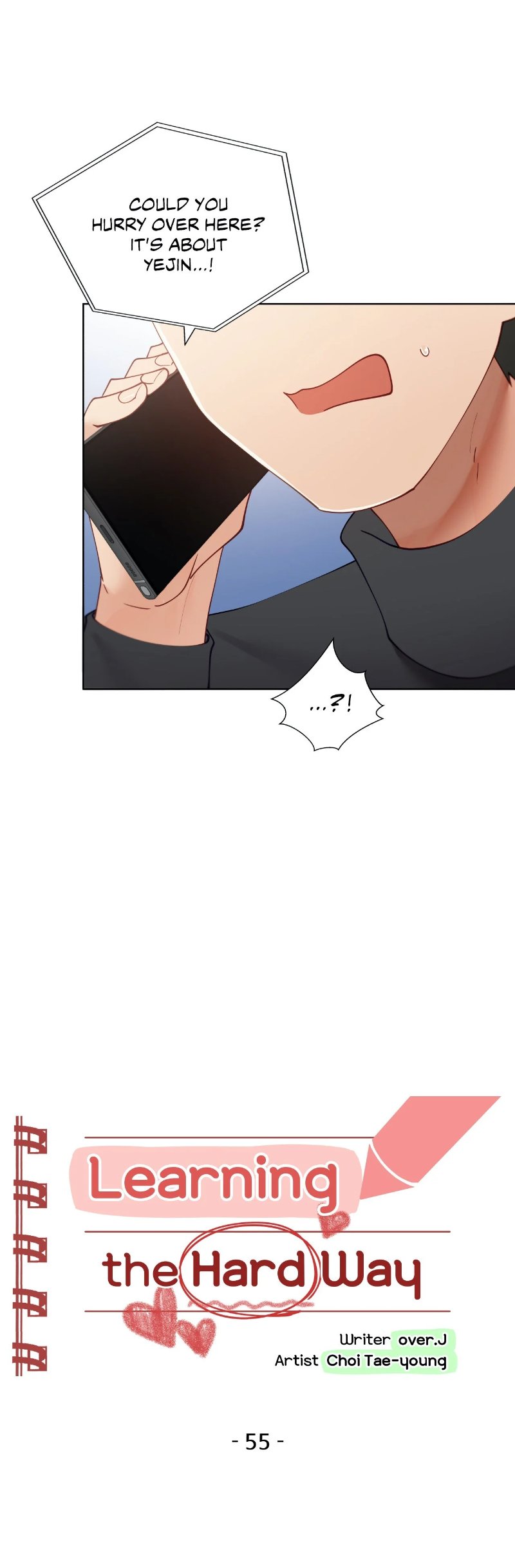 Learning The Hard Way - Chapter 55 [photo 5] - MangaPorn