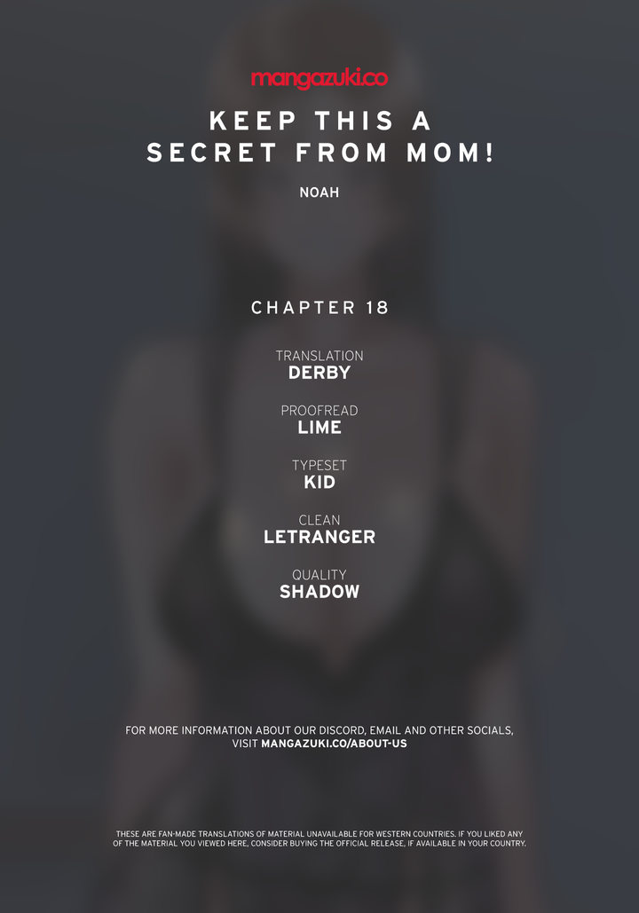 Keep it a secret from your mother! - Chapter 18 [photo 1] - MangaPorn