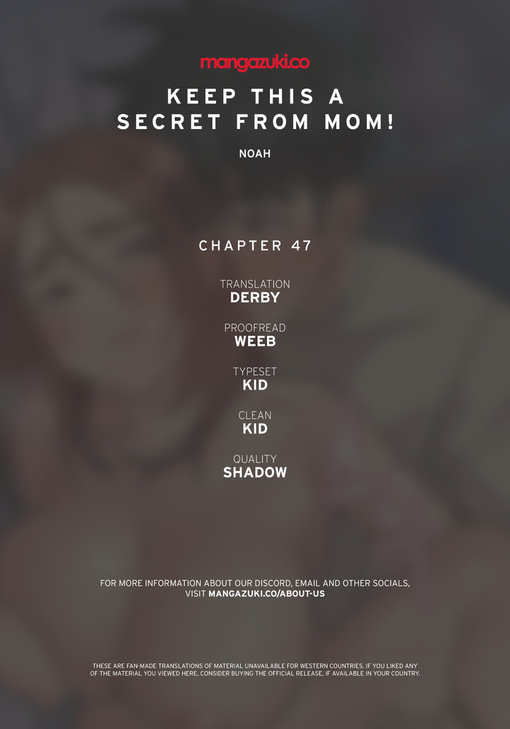 Keep it a secret from your mother! - Chapter 47 [photo 1] - MangaPorn