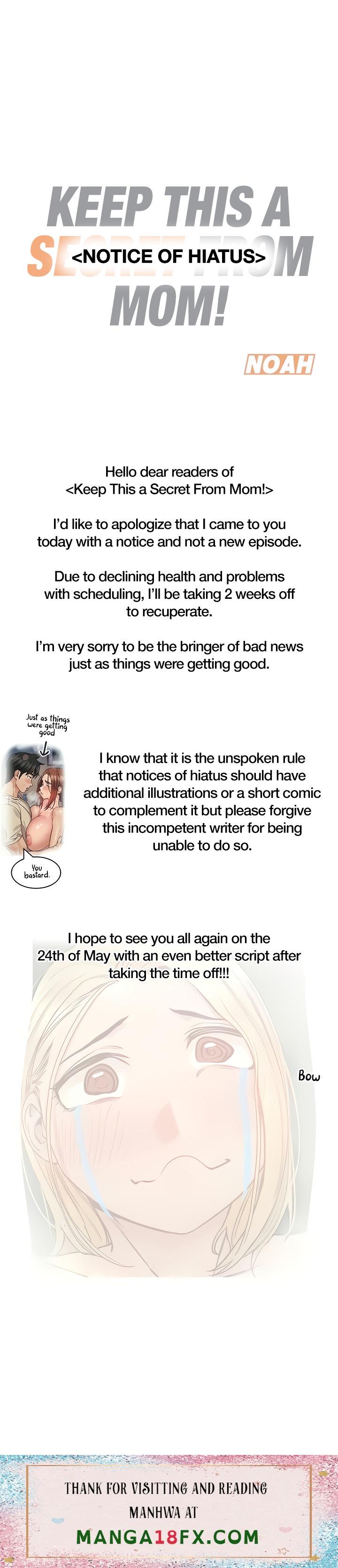 Keep it a secret from your mother! - Chapter 47.5 [photo 1] - MangaPorn