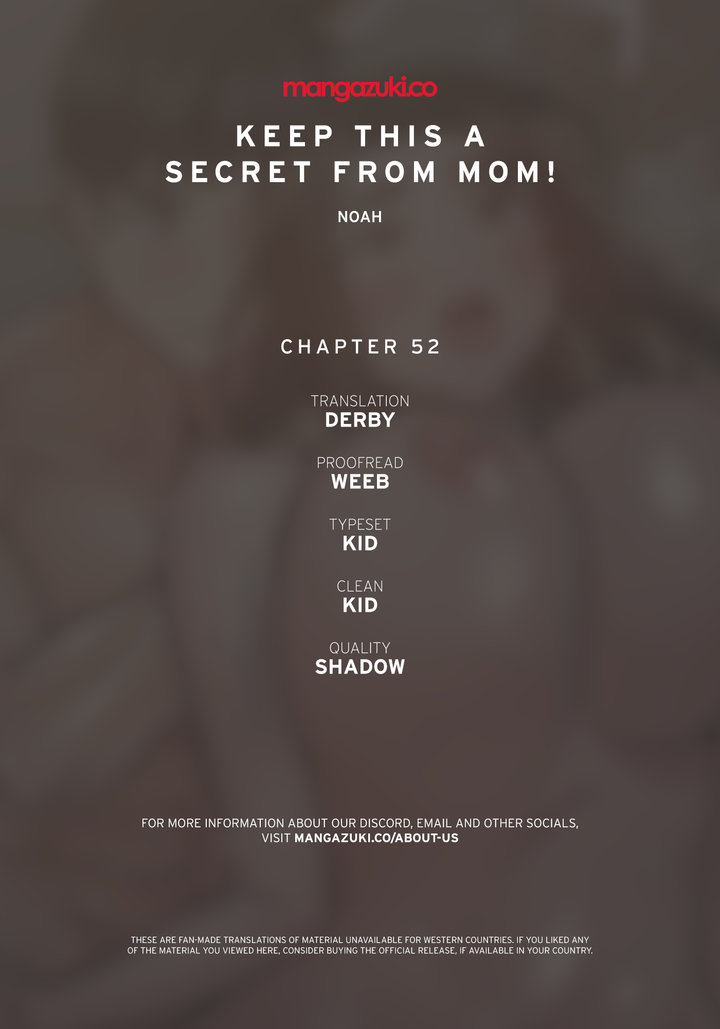 Keep it a secret from your mother! - Chapter 52 [photo 1] - MangaPorn