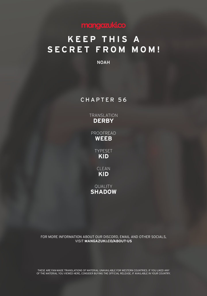 Keep it a secret from your mother! - Chapter 56 [photo 1] - MangaPorn