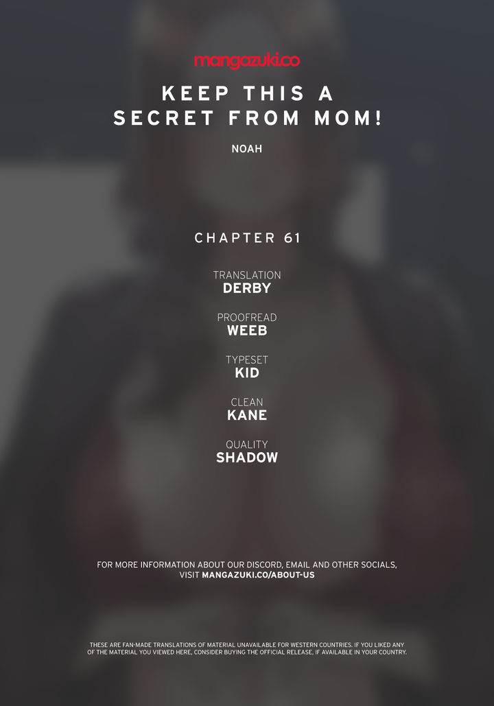 Keep it a secret from your mother! - Chapter 61 [photo 1] - MangaPorn