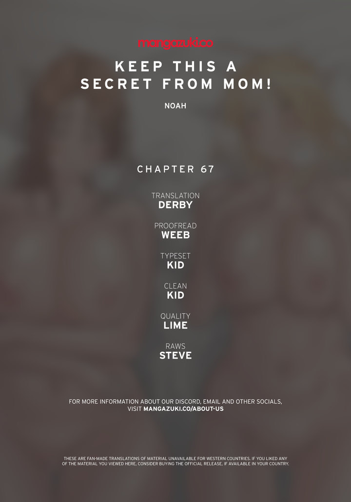 Keep it a secret from your mother! - Chapter 67 [photo 1] - MangaPorn