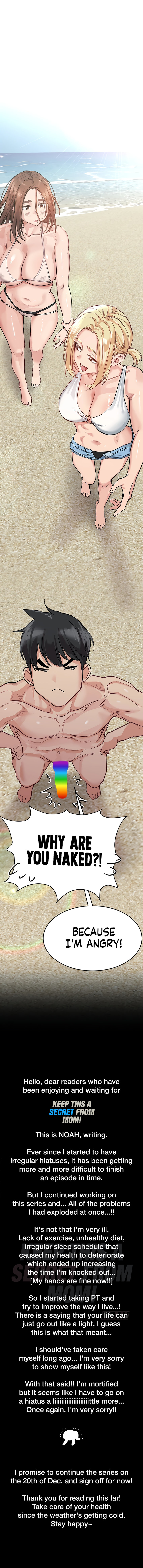 Keep it a secret from your mother! - Chapter 67.8 [photo 1] - MangaPorn