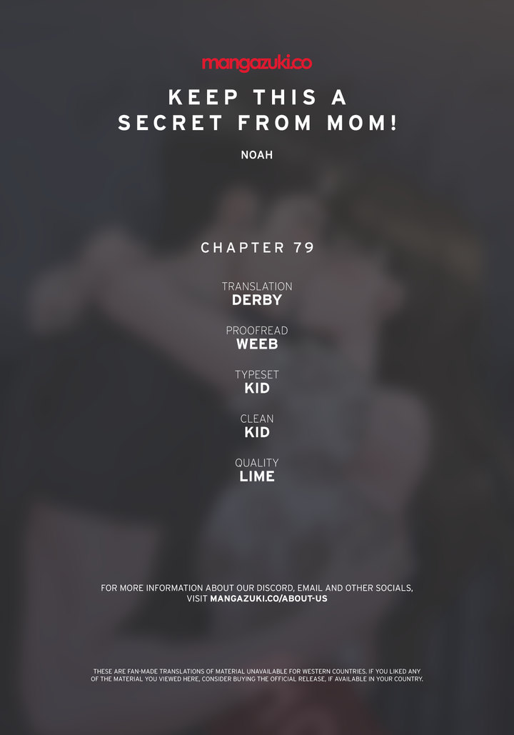 Keep it a secret from your mother! - Chapter 79 [photo 1] - MangaPorn