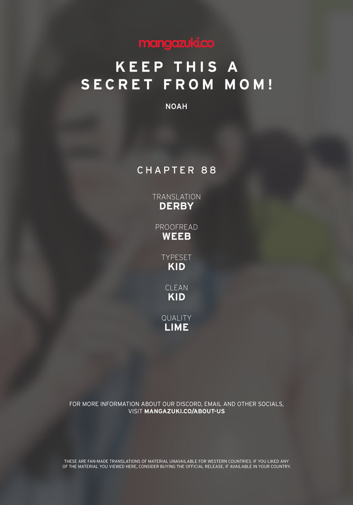 Keep it a secret from your mother! - Chapter 88 [photo 1] - MangaPorn
