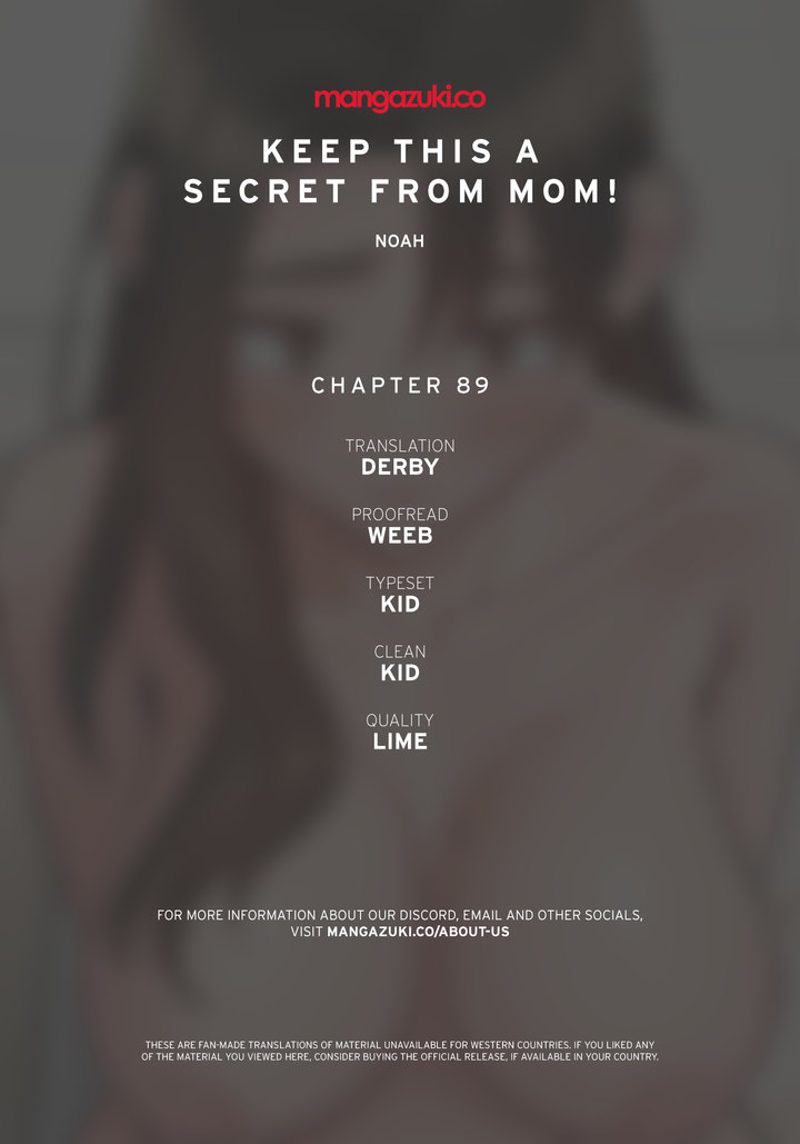 Keep it a secret from your mother! - Chapter 89 [photo 1] - MangaPorn