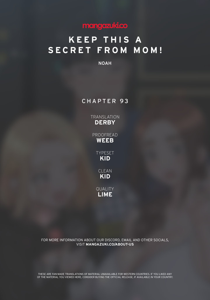 Keep it a secret from your mother! - Chapter 93 [photo 1] - MangaPorn